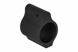 Aero Precision low profile gas block without logo fits .625" barrels with a tough phosphate finish